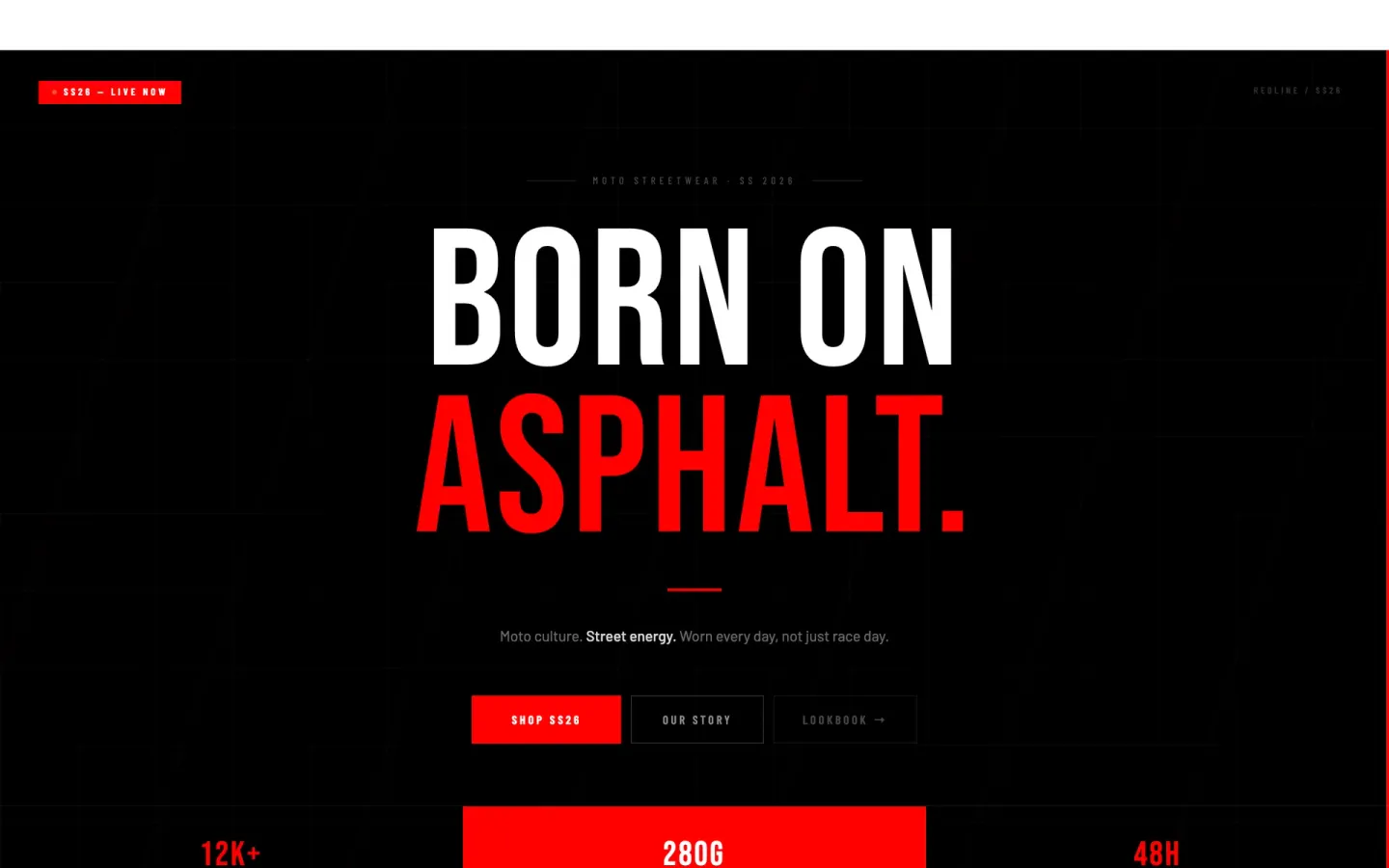Redline Studios — Brand · E-commerce
